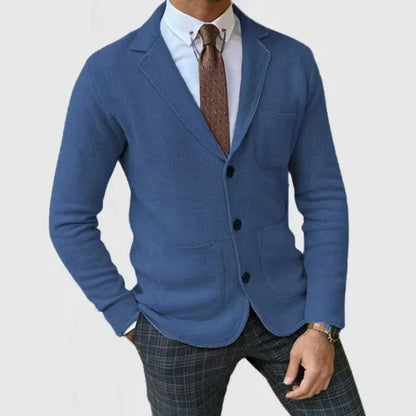 Blazer Homme Élégant Taille Slim Moderne