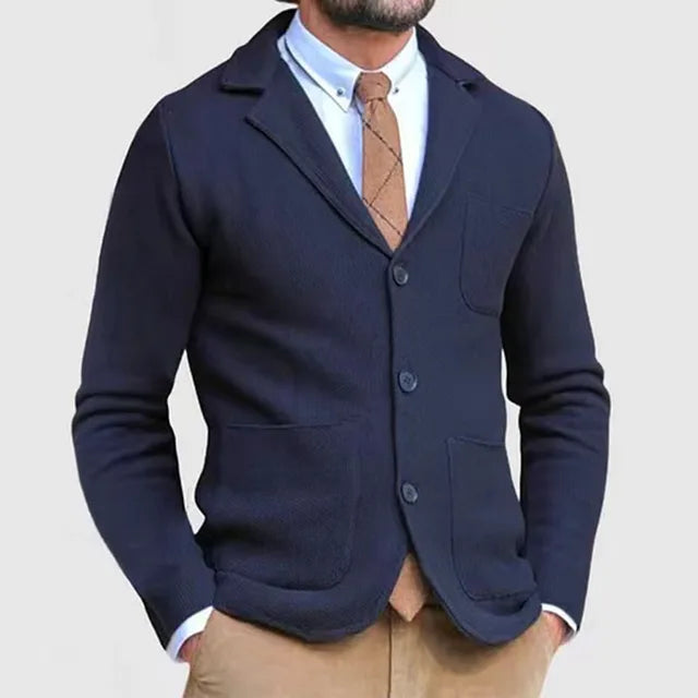 Blazer Homme Élégant Taille Slim Moderne