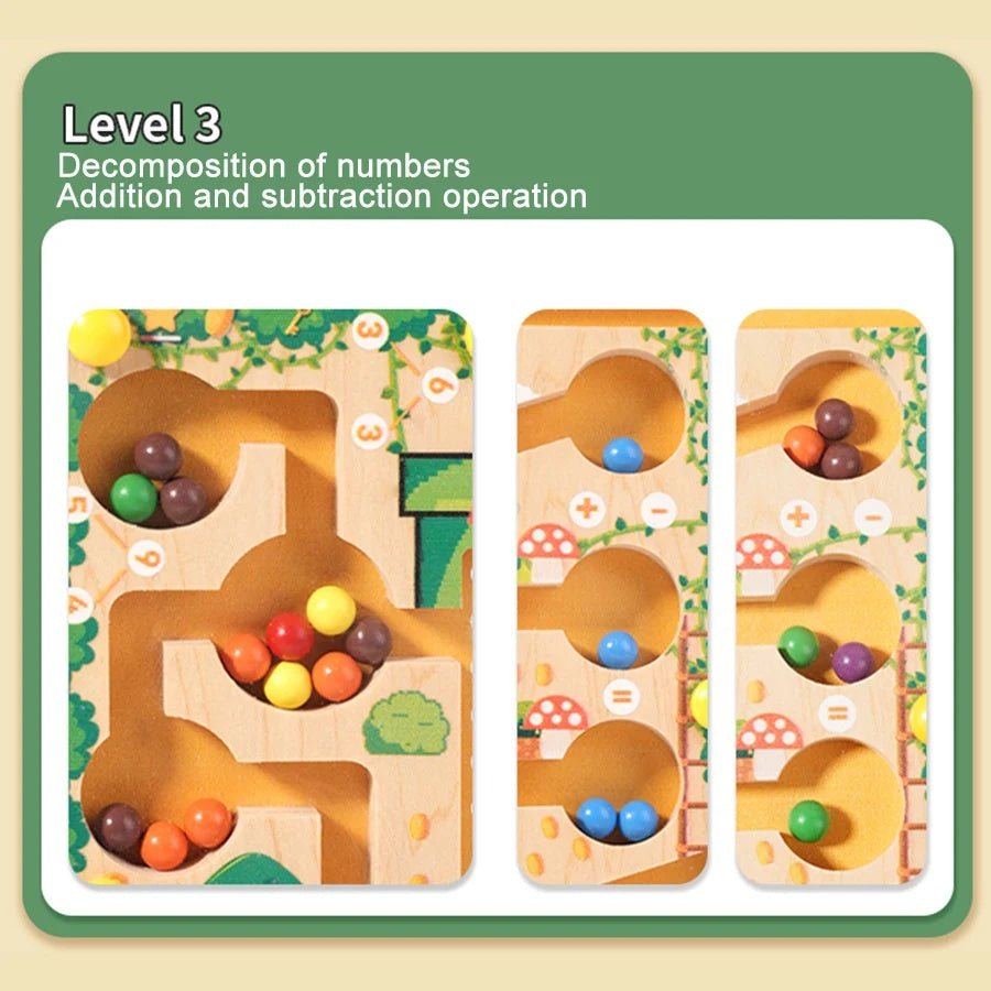 Jeu Montessori Labyrinthe Magnétique pour Enfants 5
