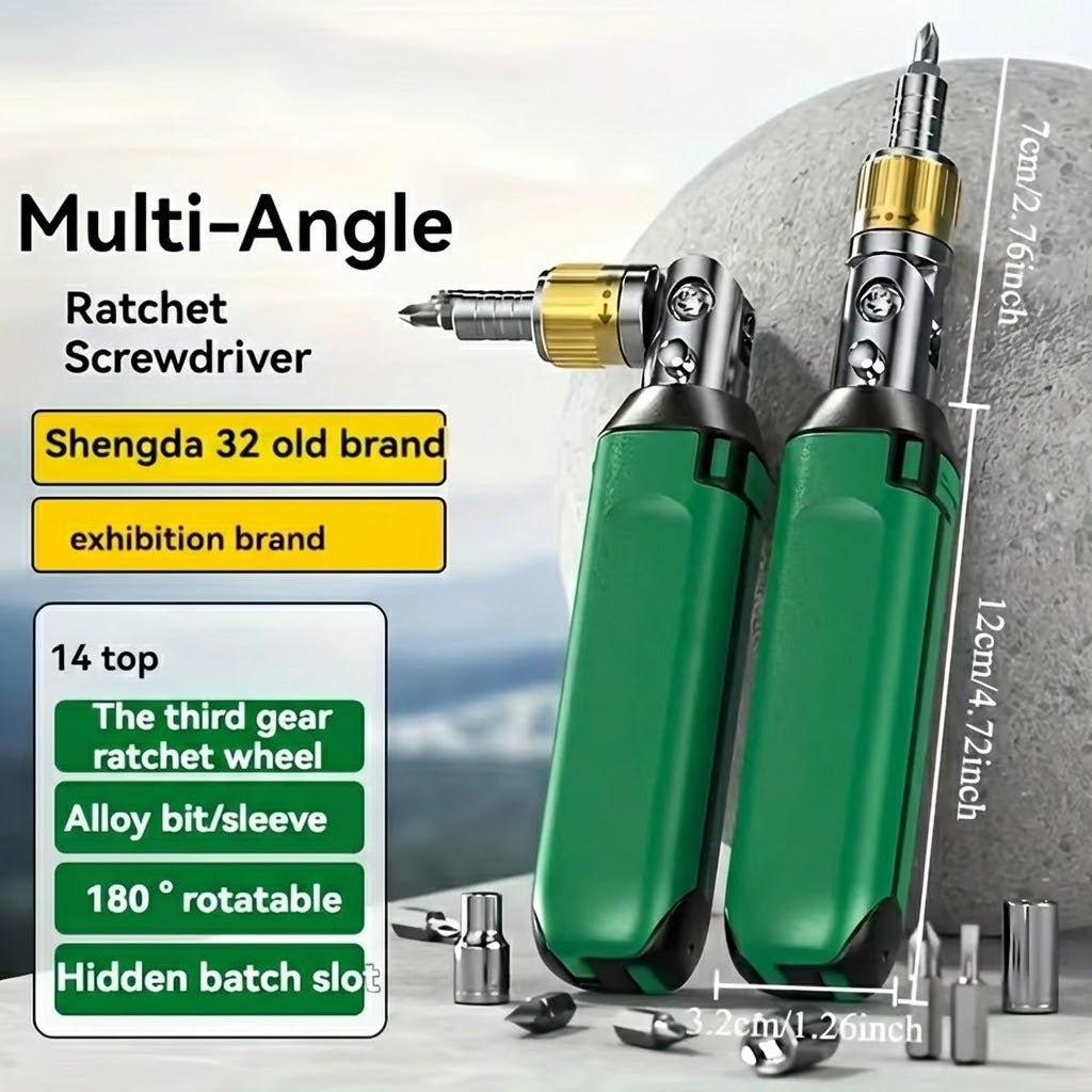 Jeu de Tournevis Multi-Angles 14 en 1 7