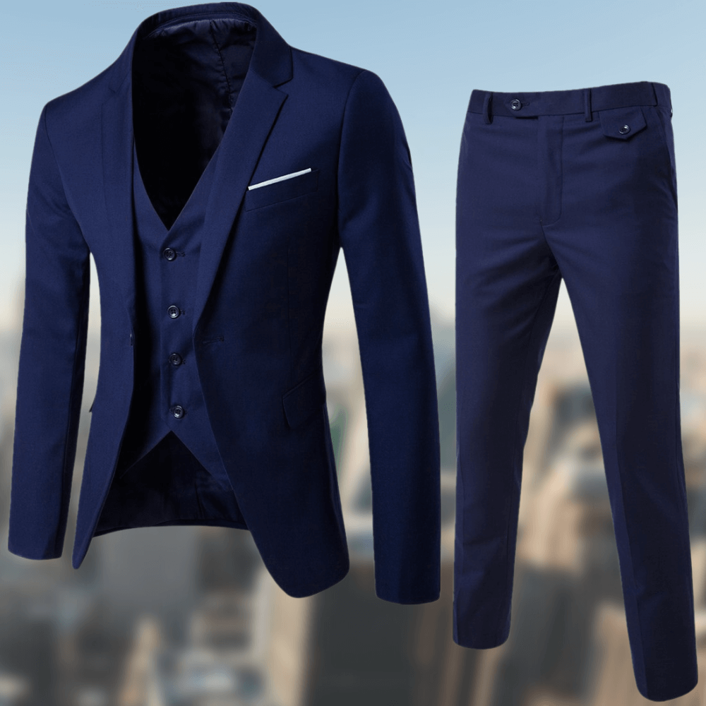 Costume Homme Élégant - Ensemble Slim Fit Blazer et Pantalon