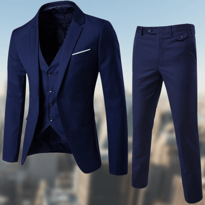 Costume Homme Élégant - Ensemble Slim Fit Blazer et Pantalon