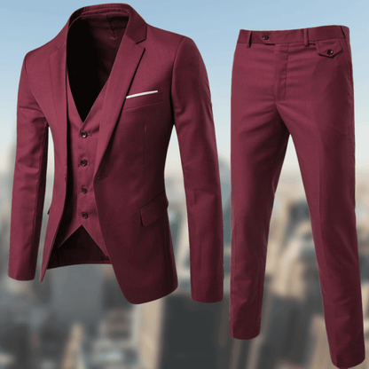 Costume Homme Élégant - Ensemble Slim Fit Blazer et Pantalon