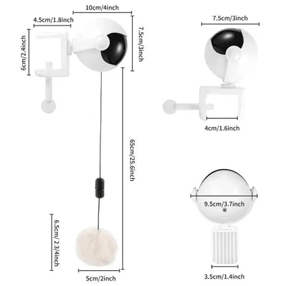 Jouet Électronique Interactif pour Chat avec Boule Rotative 5