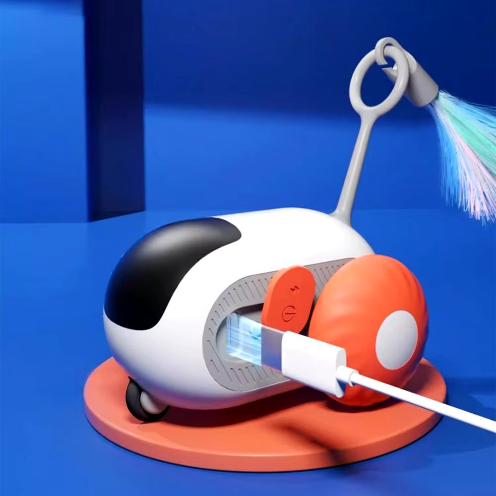 Jouet Interactif Chat TurboChase pour Jeux Actifs et Stimulation Féline 4