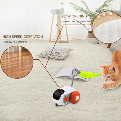 Jouet Interactif Chat TurboChase pour Jeux Actifs et Stimulation Féline 5