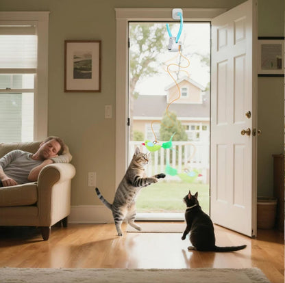 Jouet Interactif Pour Chat Volant Avec Mouvement 360° 1