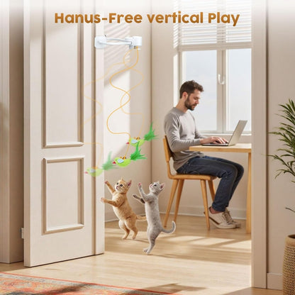 Jouet Interactif Pour Chat Volant Avec Mouvement 360° 3