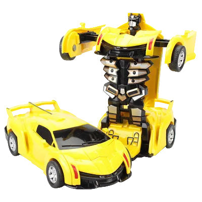 Jouet Voiture Robot Transformable Enfant Style Course - Foivo