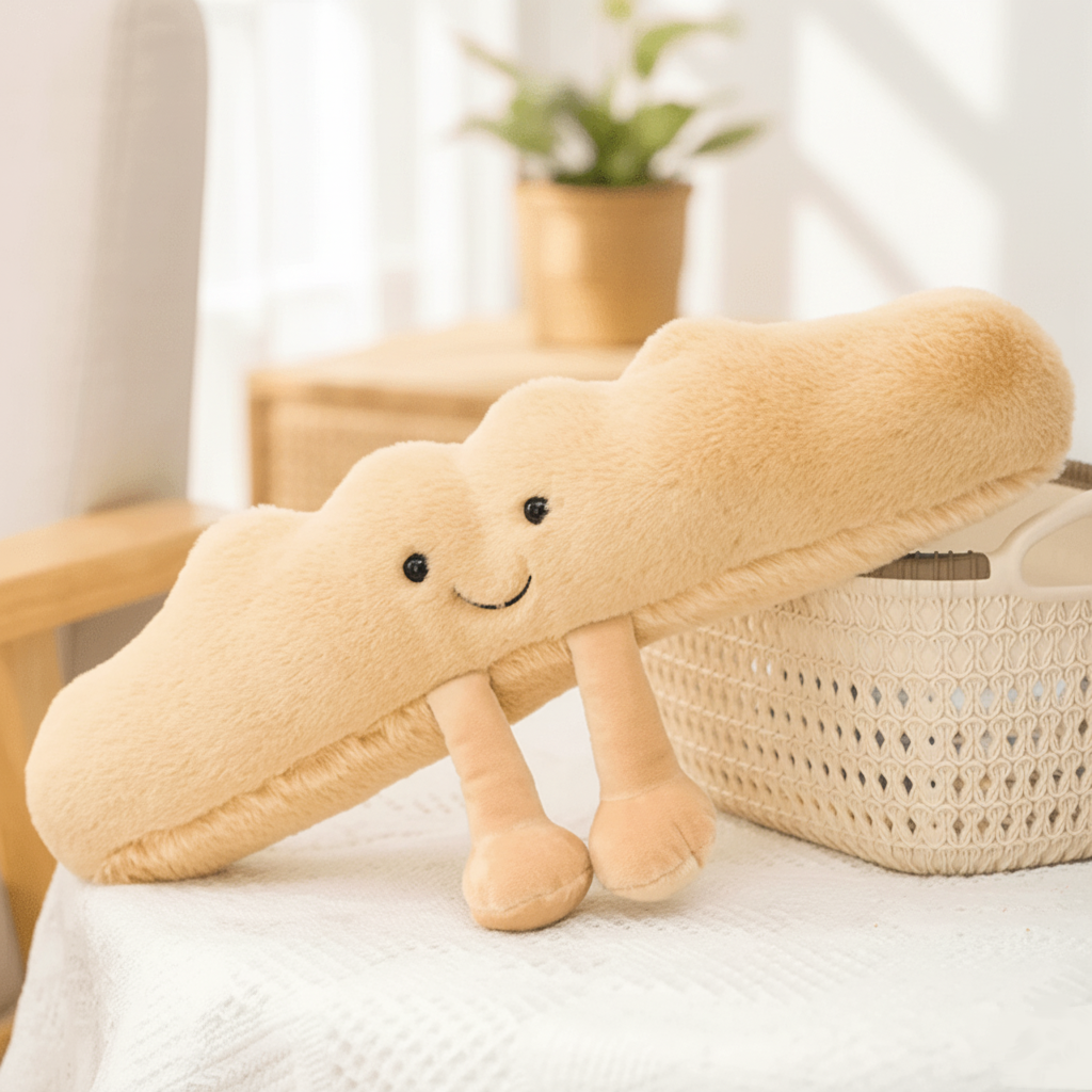 Jouet en Peluche Bretzel Croissant Toast 3