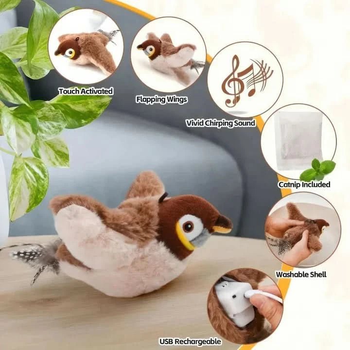 Jouet en Peluche pour Chats Actifs 3