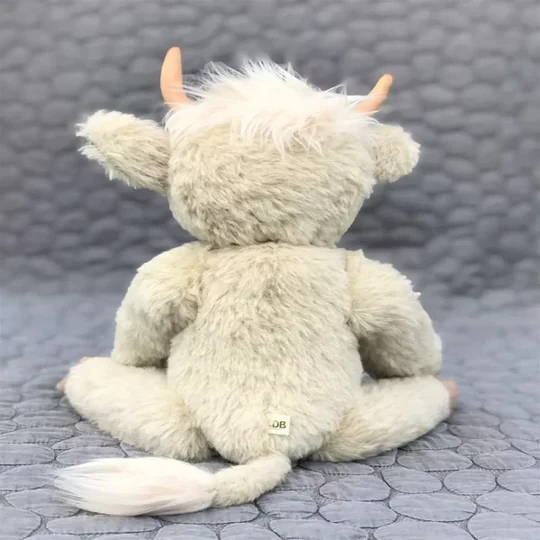 Jouet en peluche Highland Cow Hamish fait main 1