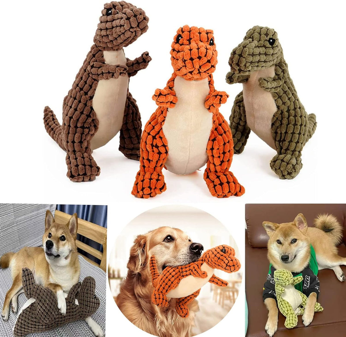 Jouet pour Chien Dinosaure Amusant 6