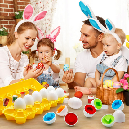 Jouet Éducatif Enfant Oeufs Formes Géométriques Apprentissage - Foivo
