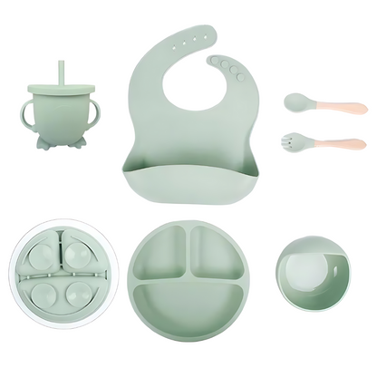 Éléments de Nourriture Bébé Silicone - Set de 6 pièces