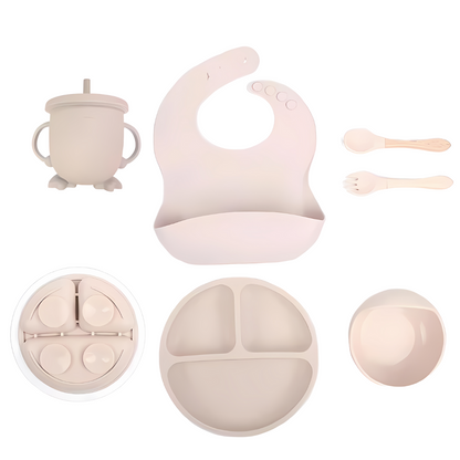 Éléments de Nourriture Bébé Silicone - Set de 6 pièces