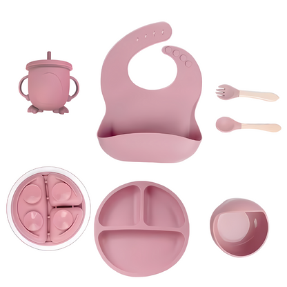 Éléments de Nourriture Bébé Silicone - Set de 6 pièces