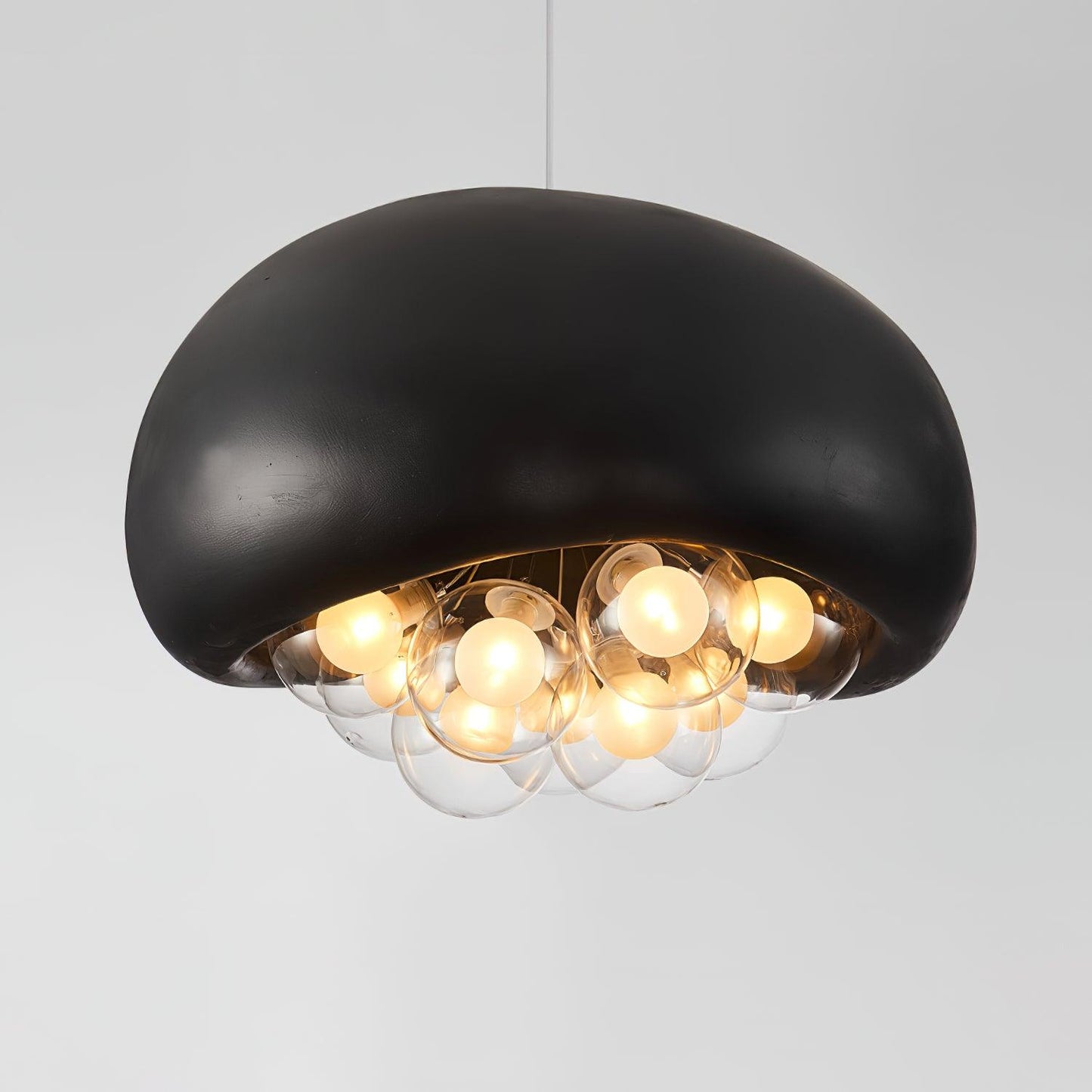 Luminaire Suspendu Élégant Verre Métal