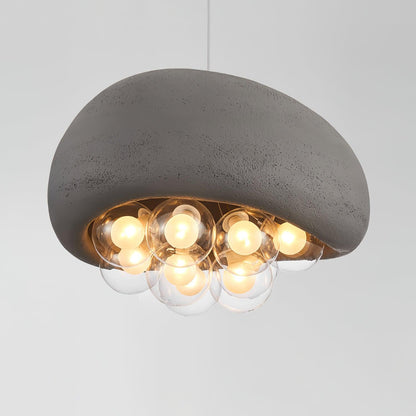 Luminaire Suspendu Élégant Verre Métal