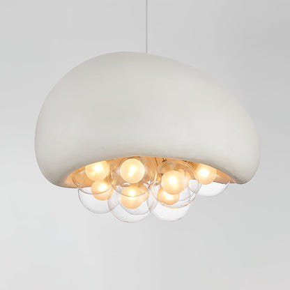 Luminaire Suspendu Élégant Verre Métal