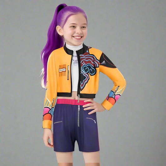 Costume Chasseur Kpop Enfant Authentique - BlxckFR