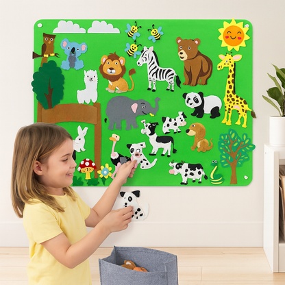 Décoration Murale Enfant Animaux Éducatifs - BlxckFR