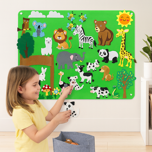 Décoration Murale Enfant Animaux Éducatifs - BlxckFR