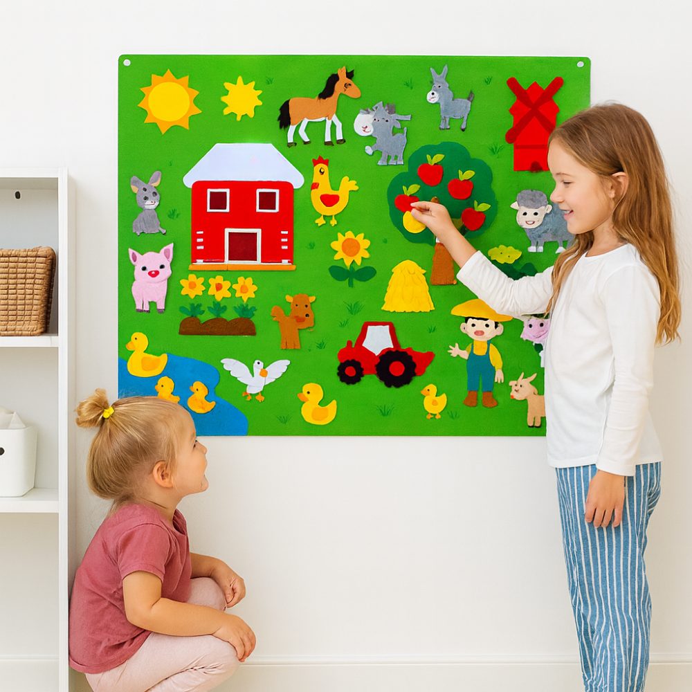 Décoration Murale Enfant Animaux Éducatifs