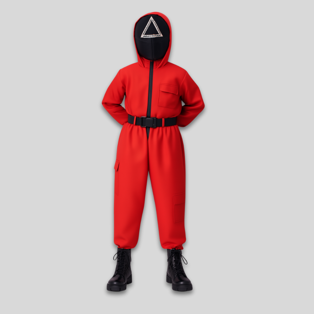 Costume d'Halloween Effrayant pour Enfant - Masque de Cosplay Protège - BlxckFR