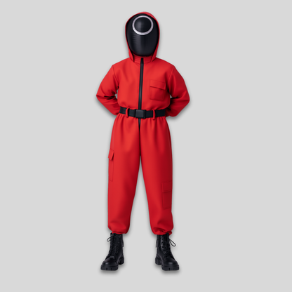 Costume d'Halloween Effrayant pour Enfant - Masque de Cosplay Protège