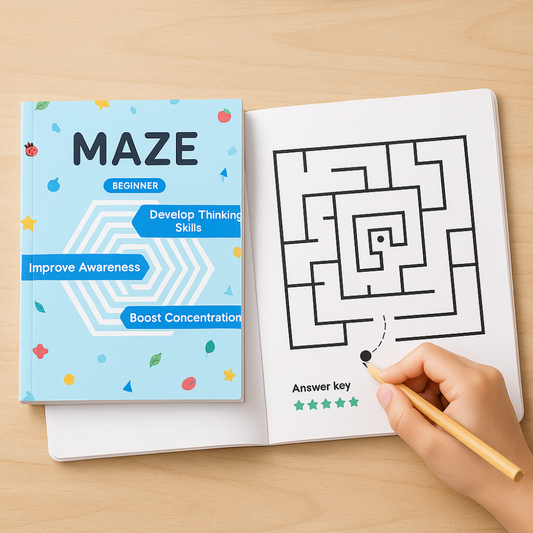 Livre de Puzzles Enfants Jeux de Labyrinthe Éducatif - BlxckFR