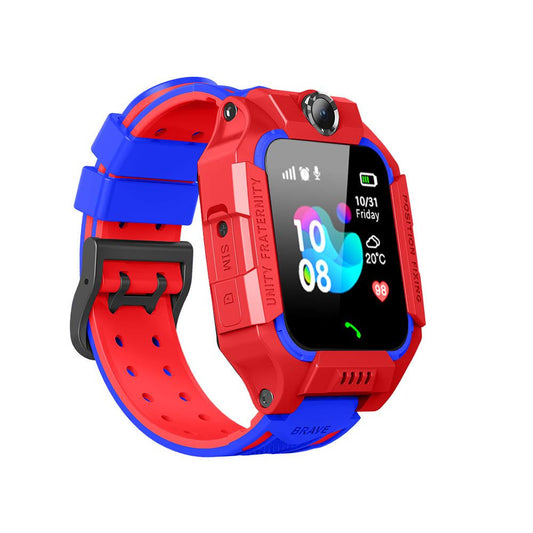 Montre Enfant Étanche avec GPS et Appareil Photo - Rouge Sécurité pour 3 à 12 Ans - Foivo