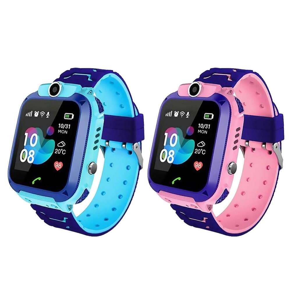 Montre Enfant Étanche avec GPS et Appareil Photo - Rouge Sécurité pour 3 à 12 Ans