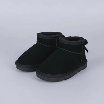 Chaussures Hiver Enfants Fourrure Douillettes - Chaussures Anti-Dérapantes Mollet