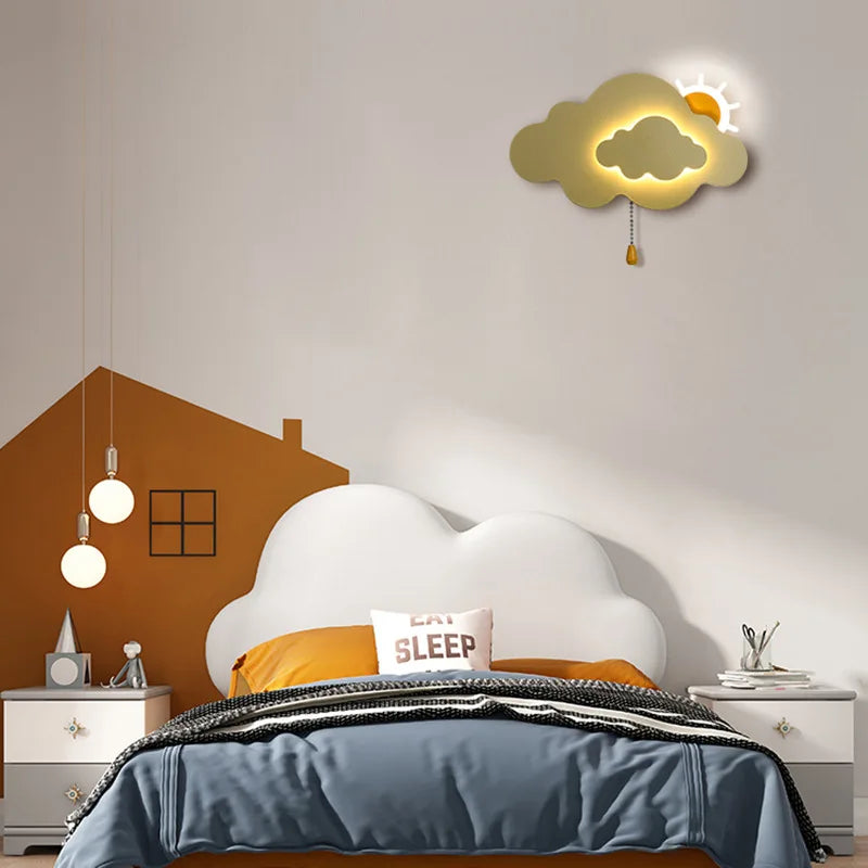 Lampe Murale Enfant Lumineuse Ciel Bleu - BlxckFR
