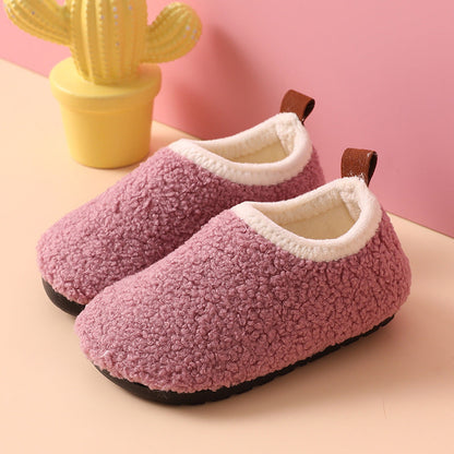 Chaussons doux antidérapants pour enfant en intérieur - blxckfr