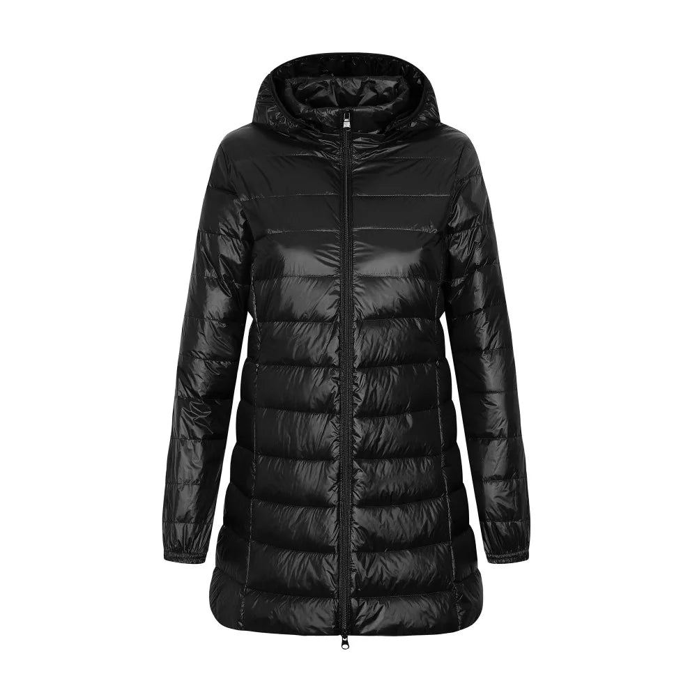 Veste Hivernale Douillette pour Femme | Capuche et Poches Utiles - Foivo