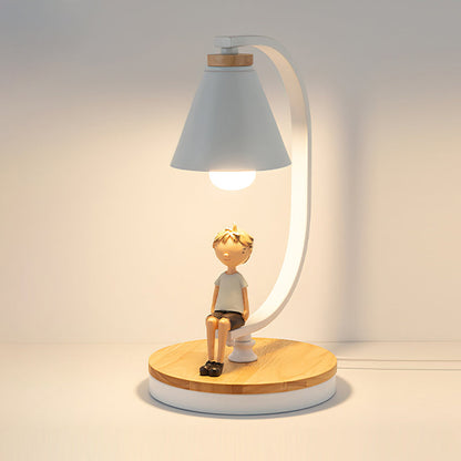Lampe de Bureau Élégante | Décoration Oiseau Chic