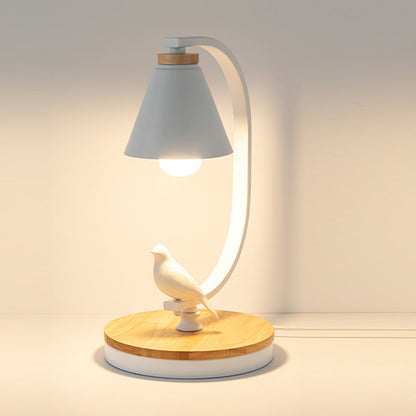 Lampe de Bureau Élégante | Décoration Oiseau Chic