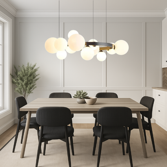 Lustre Moderne Salle à Manger Élégant - Foivo