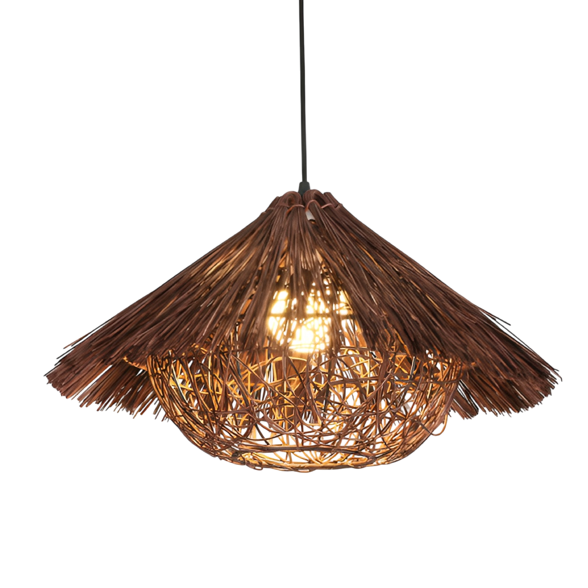 Lampe Suspendue Naturelle en Bambou - Foivo