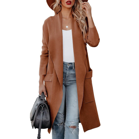 Manteau Femme Hiver Douillet en Suede Élégant - Foivo