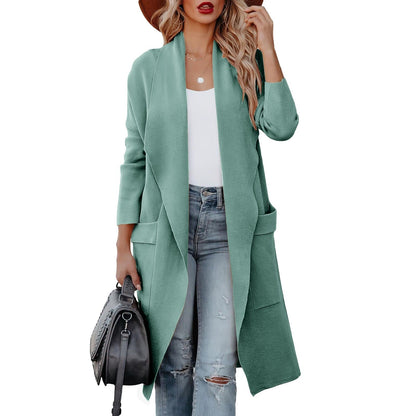 Manteau Femme Hiver Douillet en Suede Élégant