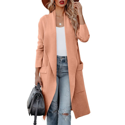 Manteau Femme Hiver Douillet en Suede Élégant