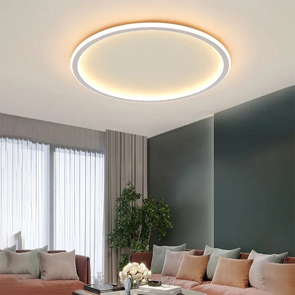 Lampe Plafond LED Élégante - Design Circulaire et Éclairage Intérieur Moderne
