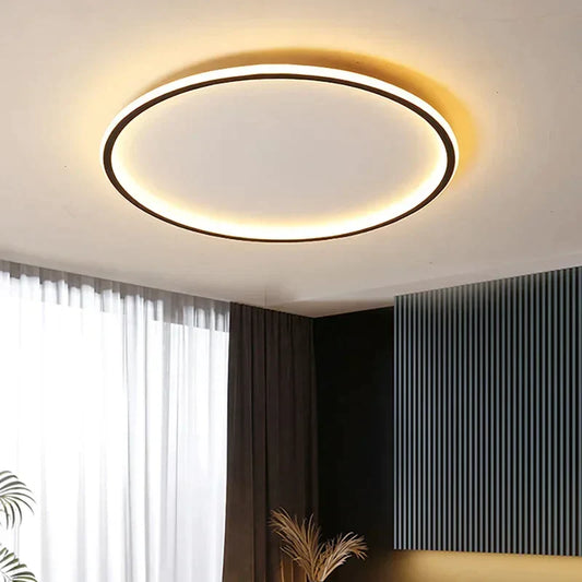 Lampe Plafond LED Élégante - Design Circulaire et Éclairage Intérieur Moderne - Foivo