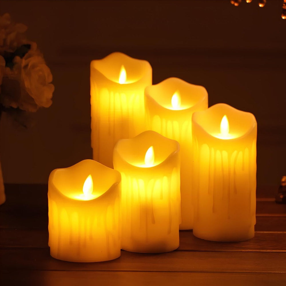 Bougies LED Ambiance Chaude Décoration Maison