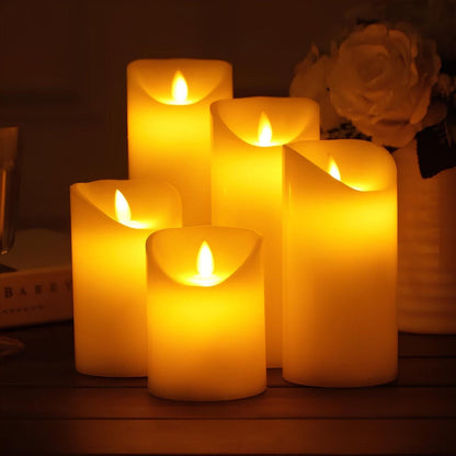 Bougies LED Ambiance Chaude Décoration Maison