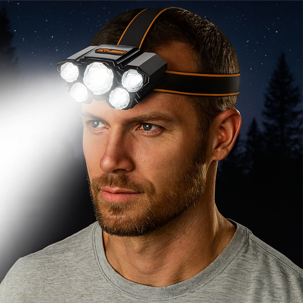 Lampe Frontale LED Rechargeable pour Chasse - BlxckFR