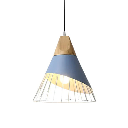 Lampe Suspendue Bois Rustique Chic